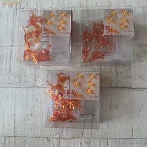 Home Collection Dog Shimmer String Lights NEW 3 Sets of 10 Lights 5 Ft Christmas